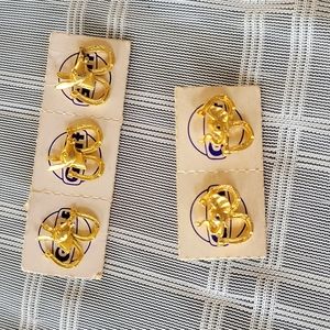 Vintage Gulf Oil Political Lapel Pins-Lot of 5